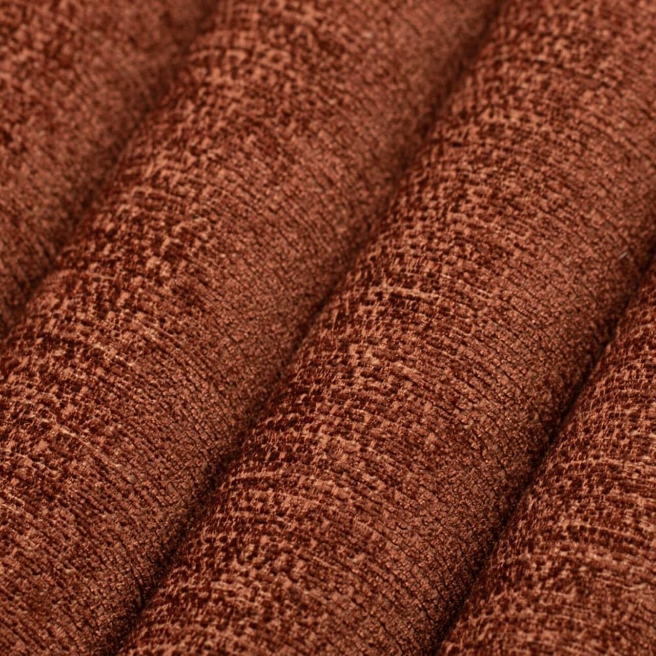 Orange Chenille Textured Upholstery Fabric by The Yard - SKU: Maria Cayenne